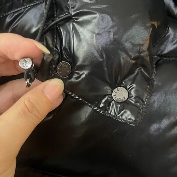 Moncler Maya Black Down Jacket - Picture 8 of 14
